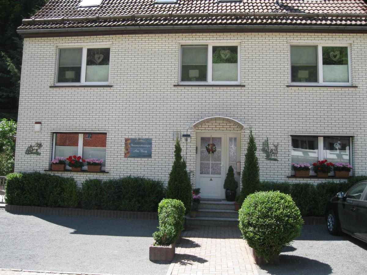 Ferienwohnung Schwarzer Hirsch Wieda Exterior foto