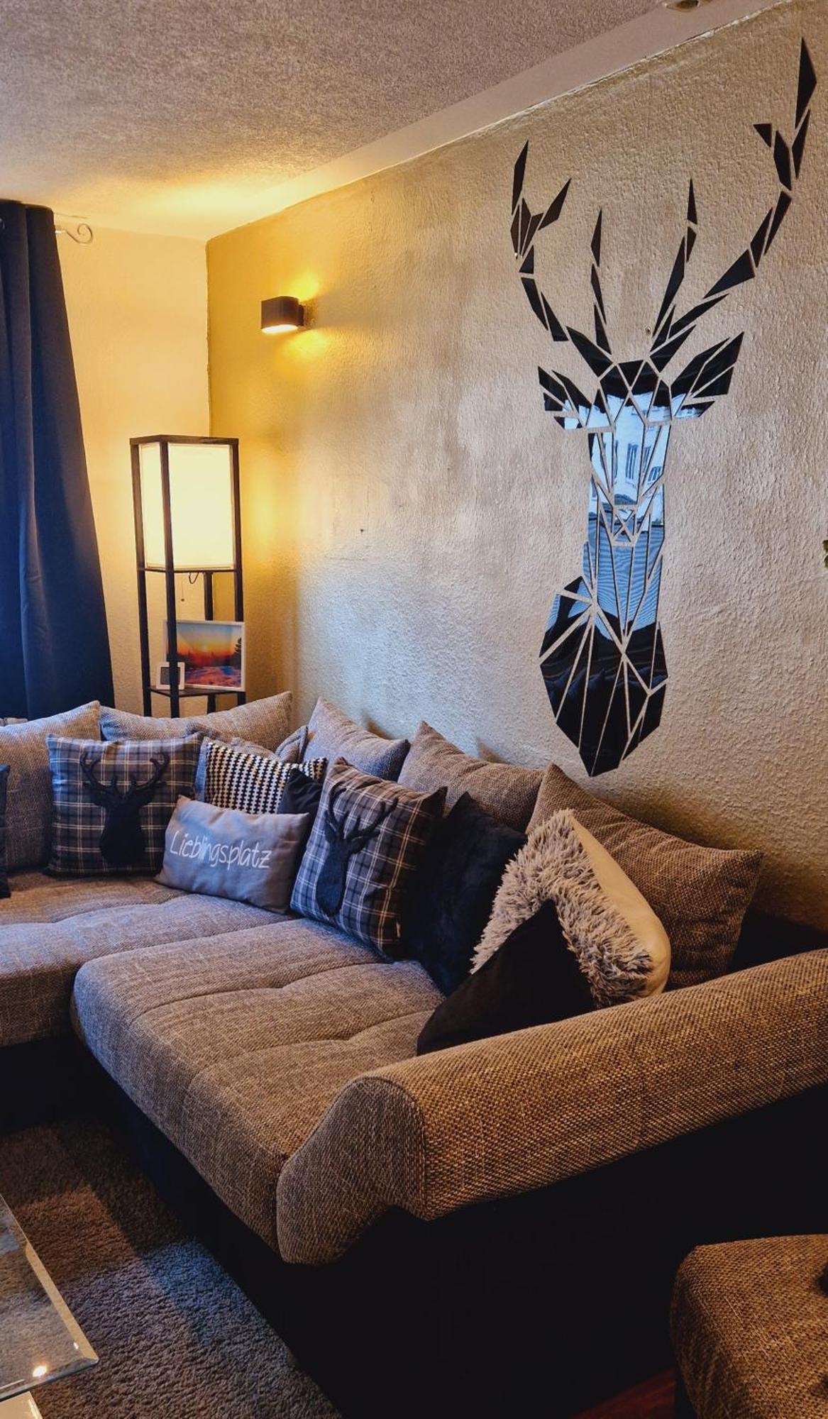 Ferienwohnung Schwarzer Hirsch Wieda Exterior foto