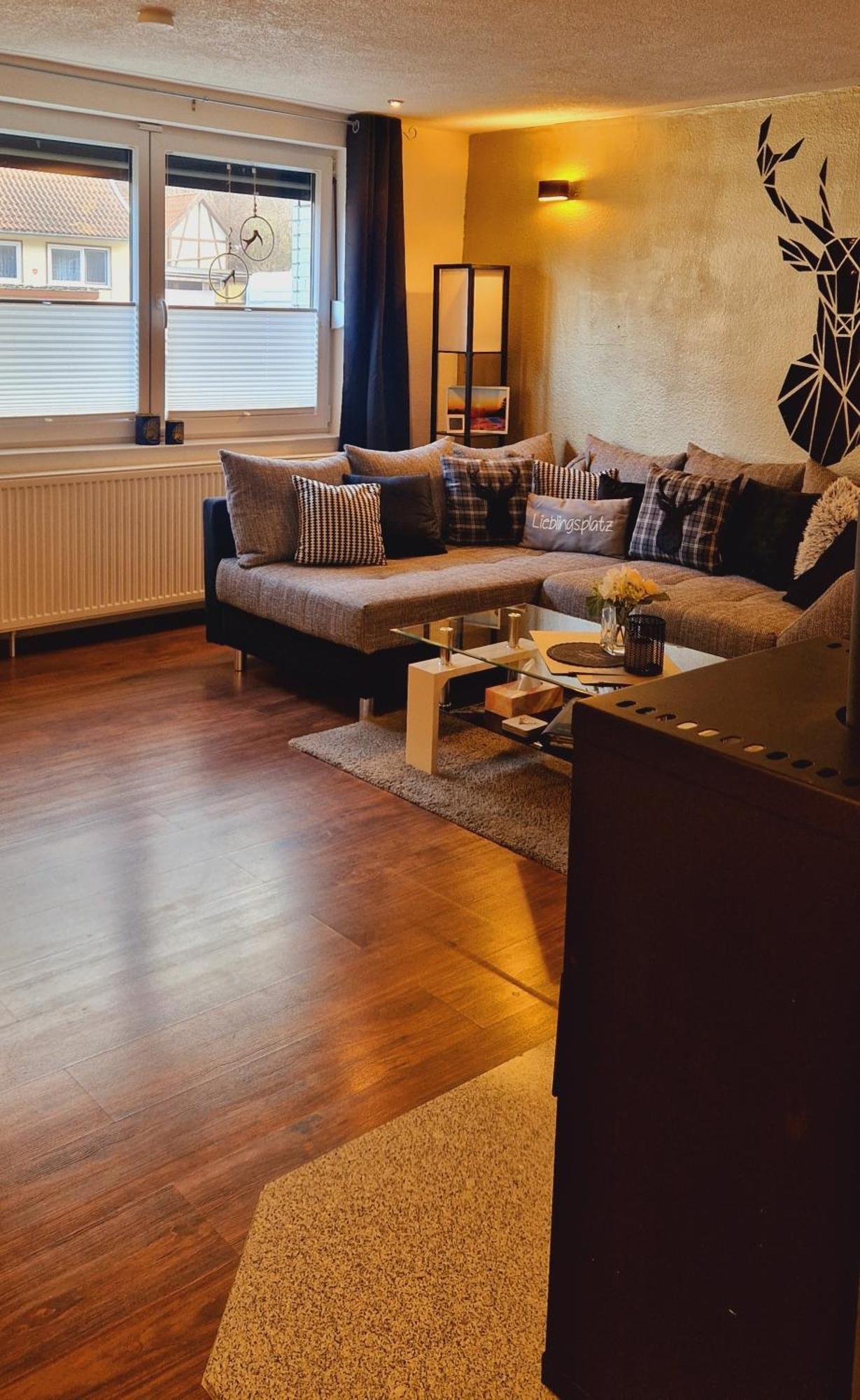 Ferienwohnung Schwarzer Hirsch Wieda Exterior foto